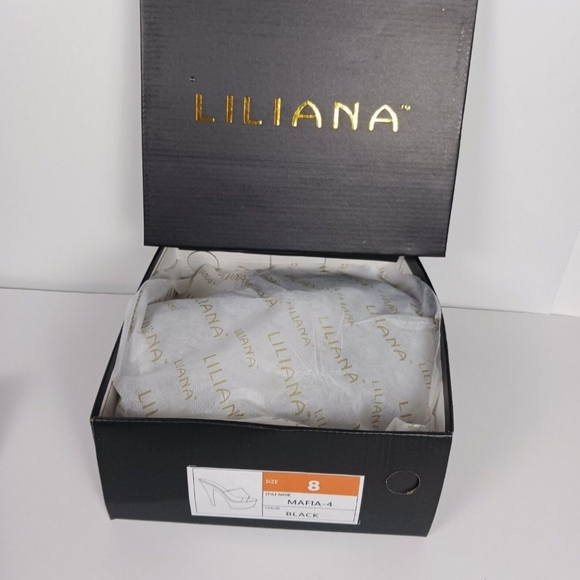 Chase & Chloe brand new clear heel with black insole - Picture 9 of 10